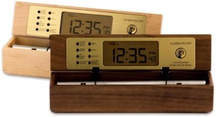 Now and Zen Tibetan Digital Zen Alarm Clock, Walnut Finish, E-Tone
