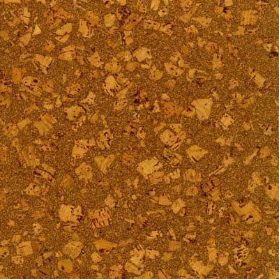 Floor Tiles 12 Inch Solid Cork Flooring in Earth - Glue Down Wood Floor Covering