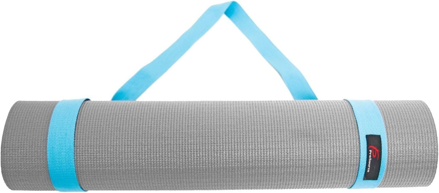 ProsourceFit Yoga Mat Carrying Sling, Easy Adjustable Carry Strap 60 Inch Long Cotton