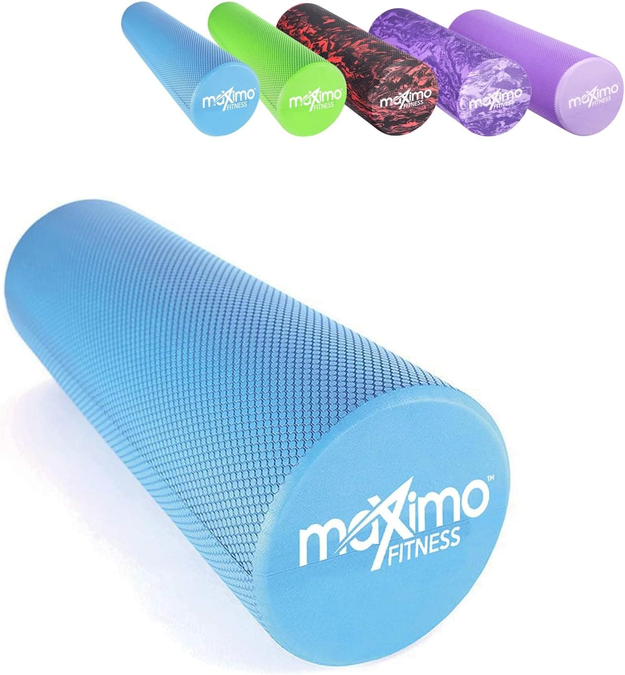 Maximo Fitness Foam Roller - High Density Exercise Roller for Trigger Point Self Massage, 15cm x 45cm