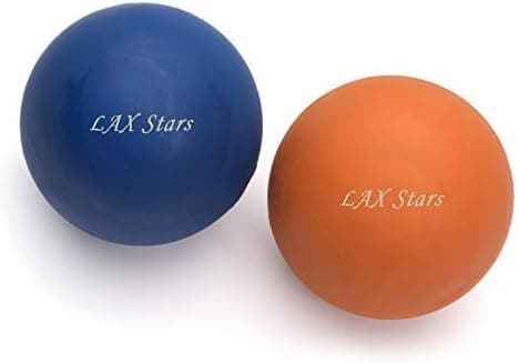 LAX Stars Lacrosse Balls Myofascial Tension Release, Trigger Point Therapy Massage Balls, Pack of 2
