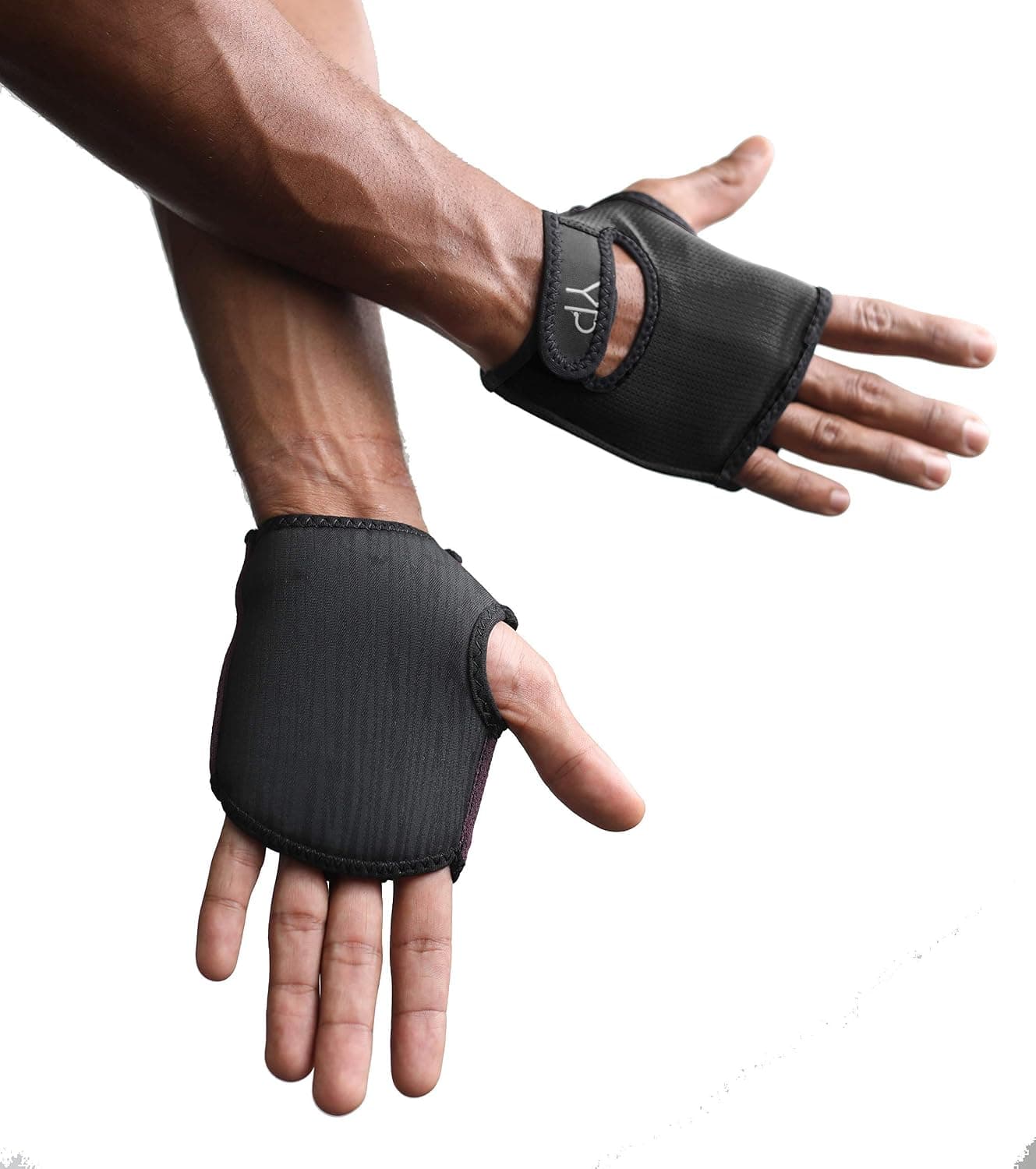 YogaPaws Elite Padded Anti Slip Grip Gloves for Yoga, Power Yoga and Pilates