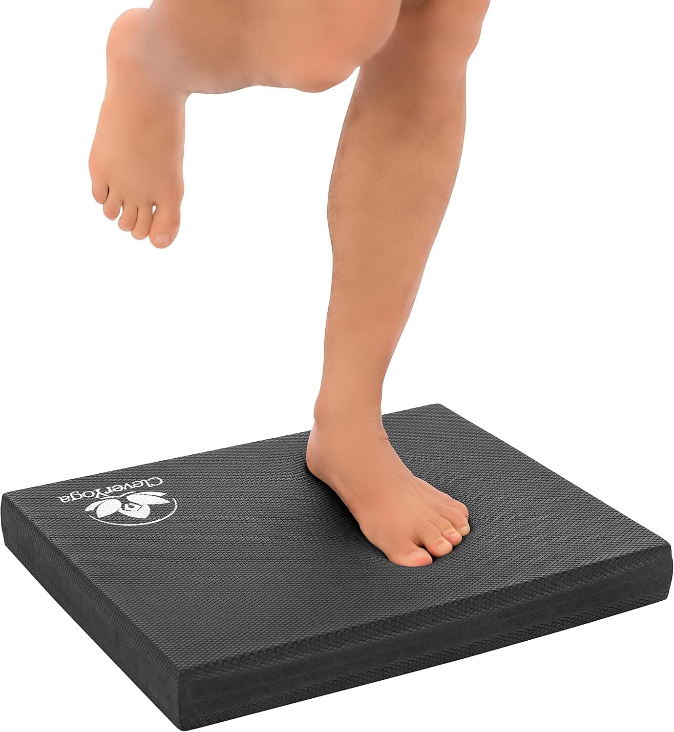 Clever Yoga Balance Pad - Non-Slip High-Density Foam Pad for Yoga and Stability Training, Blue