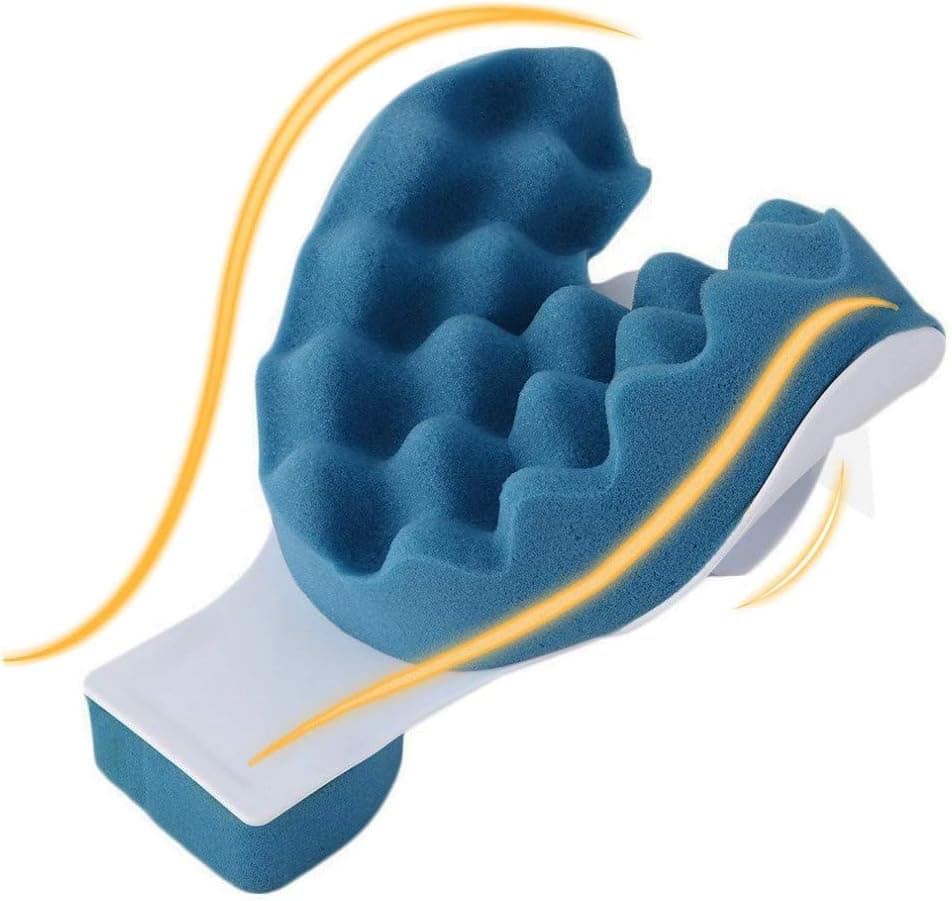 Cervical Pillow Neck and Shoulder Pain Relief Massage Traction Device