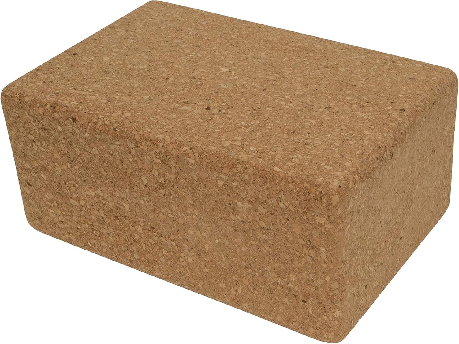 EVRIFIT Cork Yoga Block, Solid Natural Cork Exercise Brick, Pack of 2