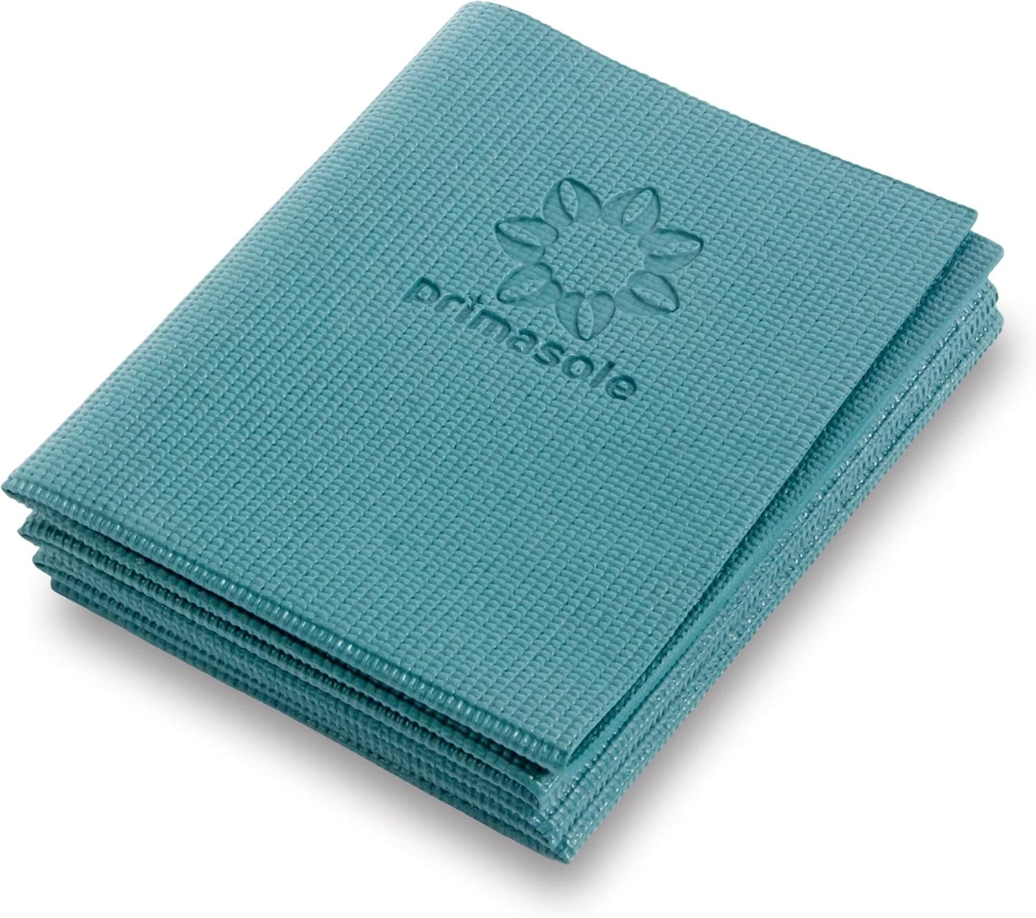 Primasole Folding Travel Yoga Mat Foldable Lightweight 4mm Thick, Jango Green