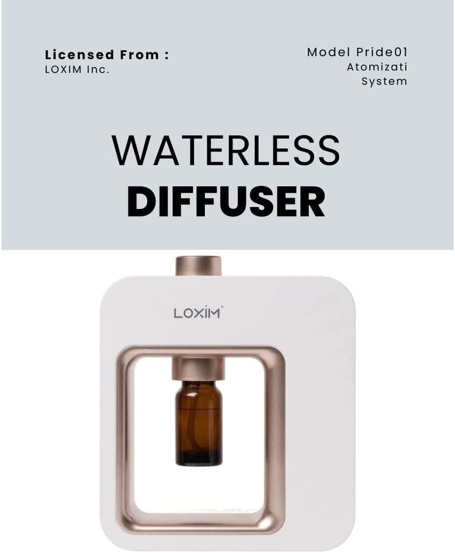 Professional Grade Nebulizing Aromatherapy Diffuser, No Water No Heat, Battery Powered