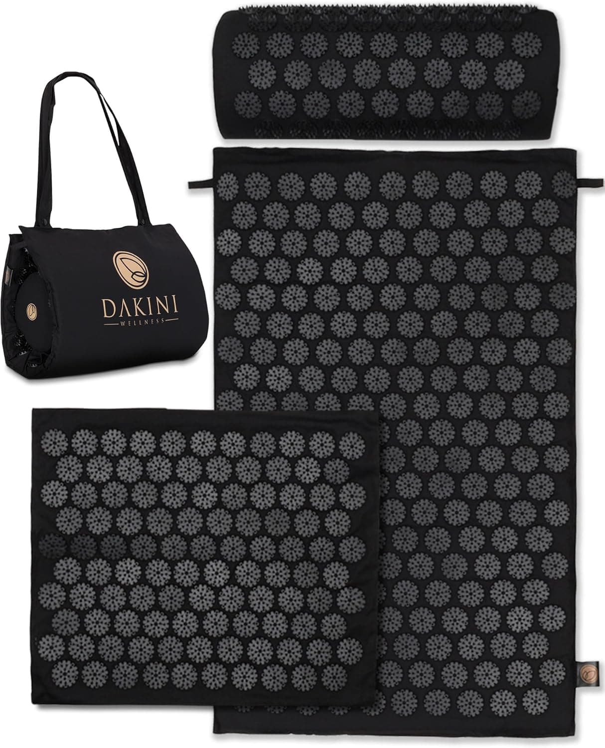 Acupressure Mat and Pillow Set with Mini Pad, Full Body Pain Relief
