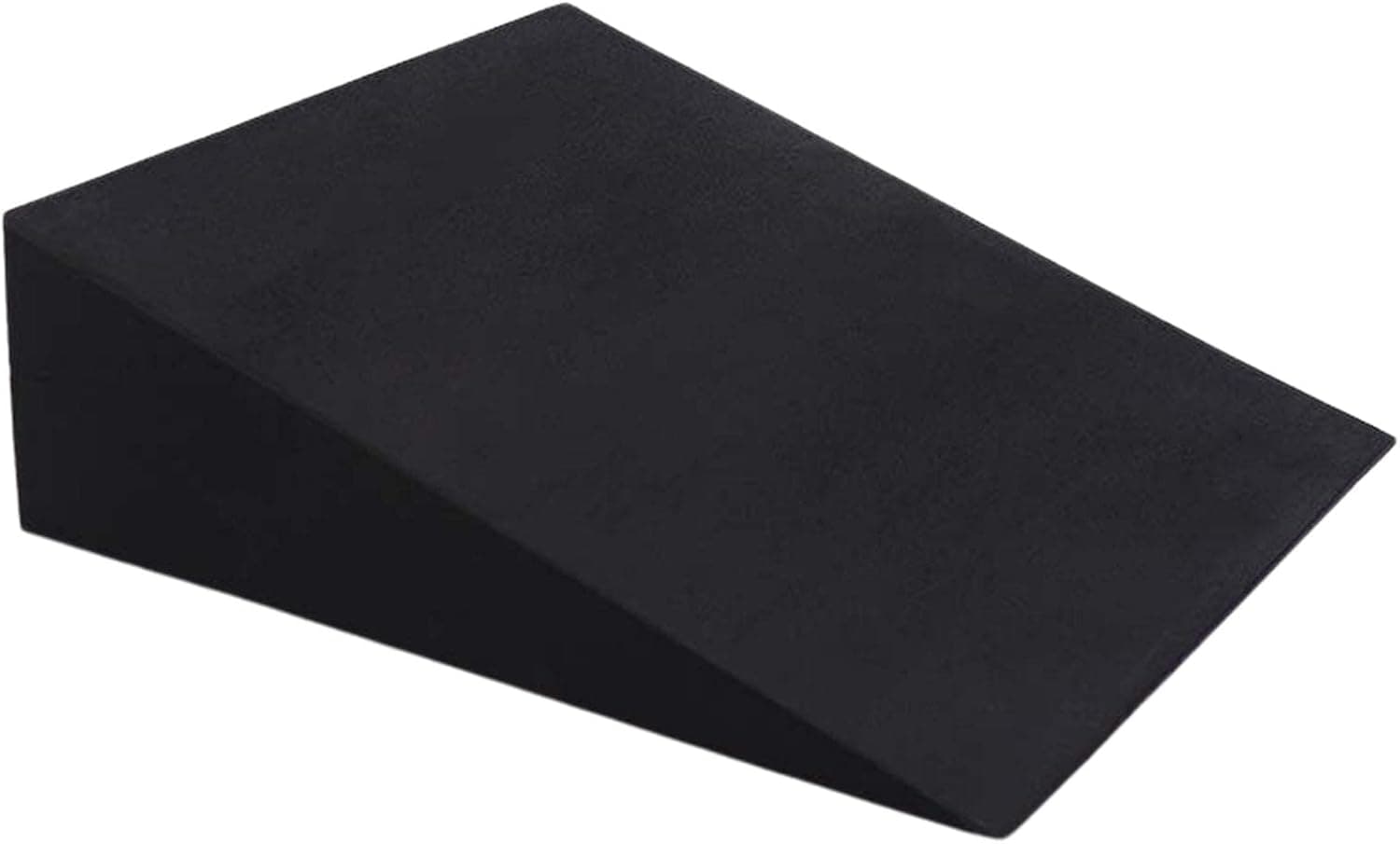 Yoga Block Wedge Foam Slant Board Calf Stretcher for Wrist and Lower Back Support, Black