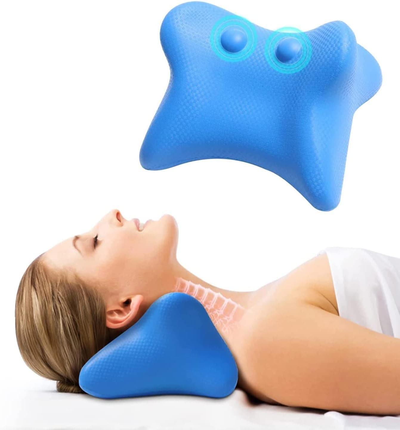 Neck and Shoulder Relaxer, Cervical Traction Device for Neck Pain Relief and TMJ