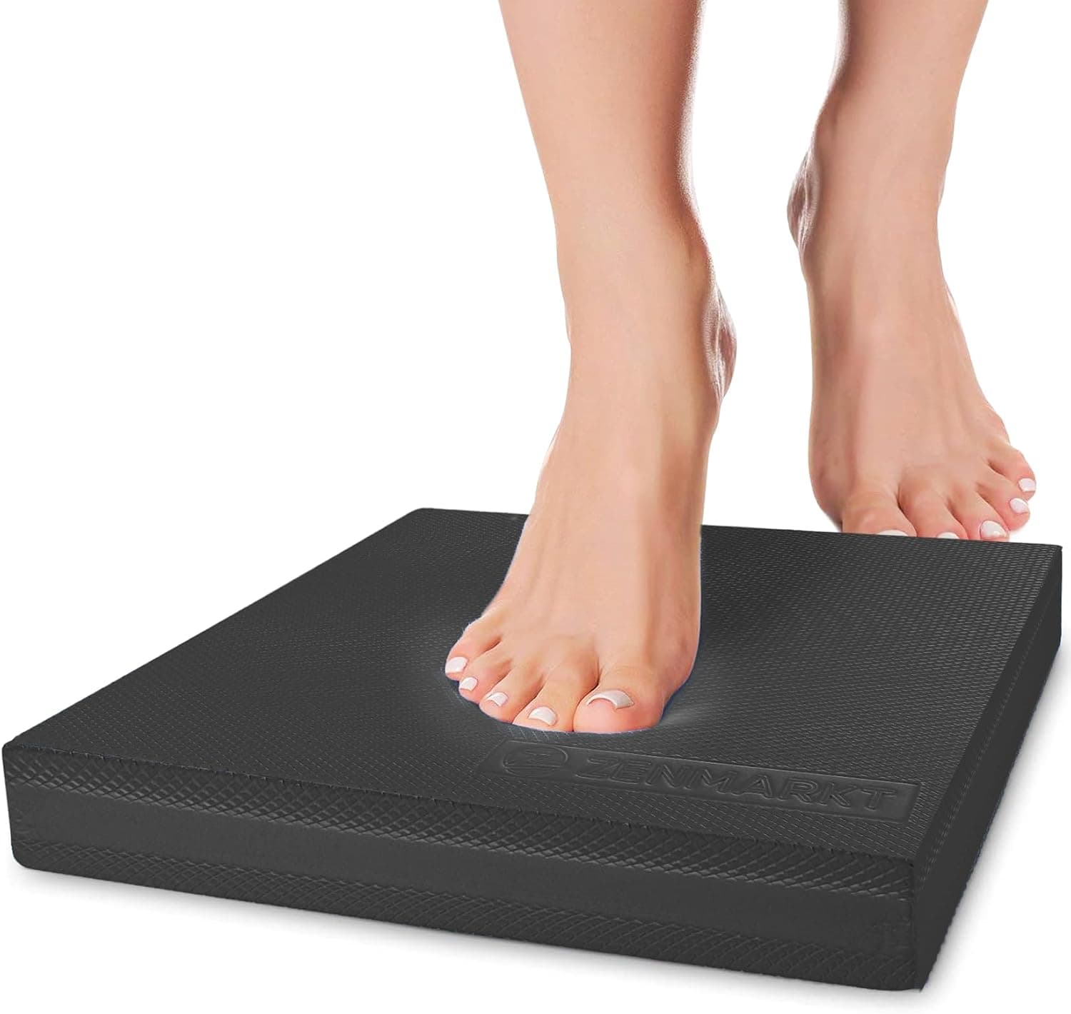 Foam Balance Pad for Physical Therapy and Rehabilitation of Knees and Ankles, Black