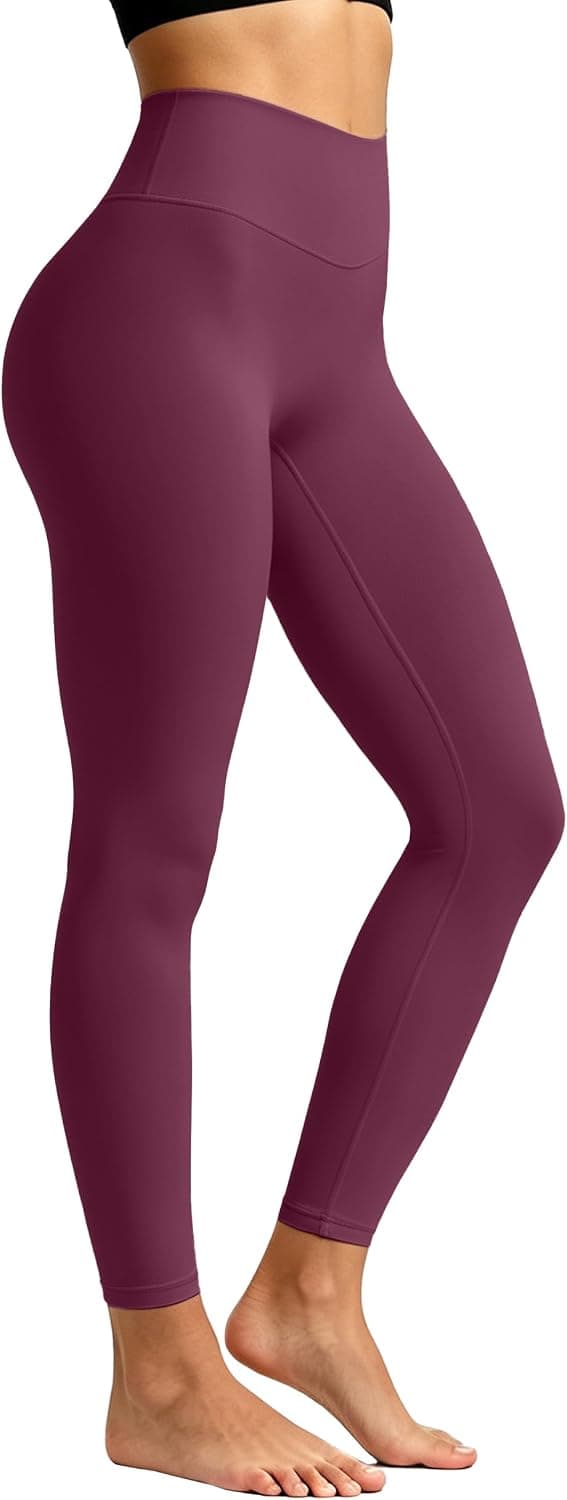 USAUPUP Buttery Soft Leggings for Women - High Waisted Tummy Control No Front Seam Yoga Pants