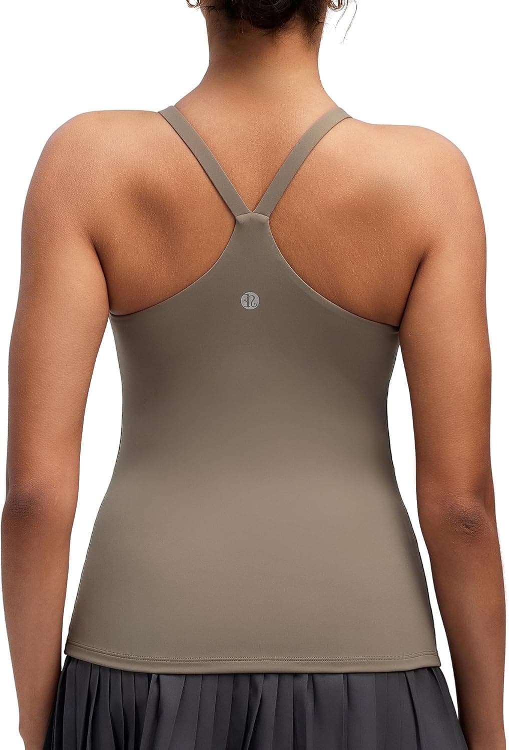 RUNNING GIRL Tank Top with Built in Bra for Women - Compression Racerback Workout Yoga Top